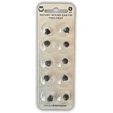 Widex Instant Round Ear-Tip Two-Vent &ndash; Comfortable Dual-Vent Hearing Aid Tips for Clear Sound (Small)