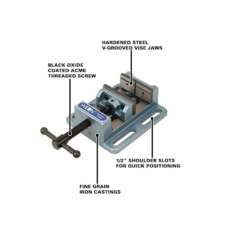 4 Jaw Opening, 1-3/8 Jaw Depth 11694 CS4, 4 Cross Slide Drill Press
