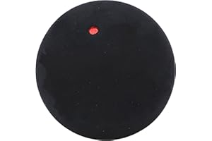 Dunlop Squash Ball Official, 37mm Single Dot Red Squash Ball for Beginners Club Training and Practice, with Consistent Bounce