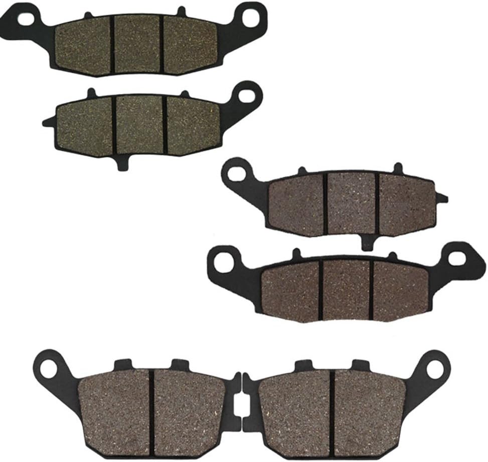 Cyleto Front and Rear Brake Pads for DL650 Vstrom 650 2004-2016 DL 650 V-Strom Xpedition Traveller 2009-2011 DL 650 Vstrom XT Adventure 2012-2016