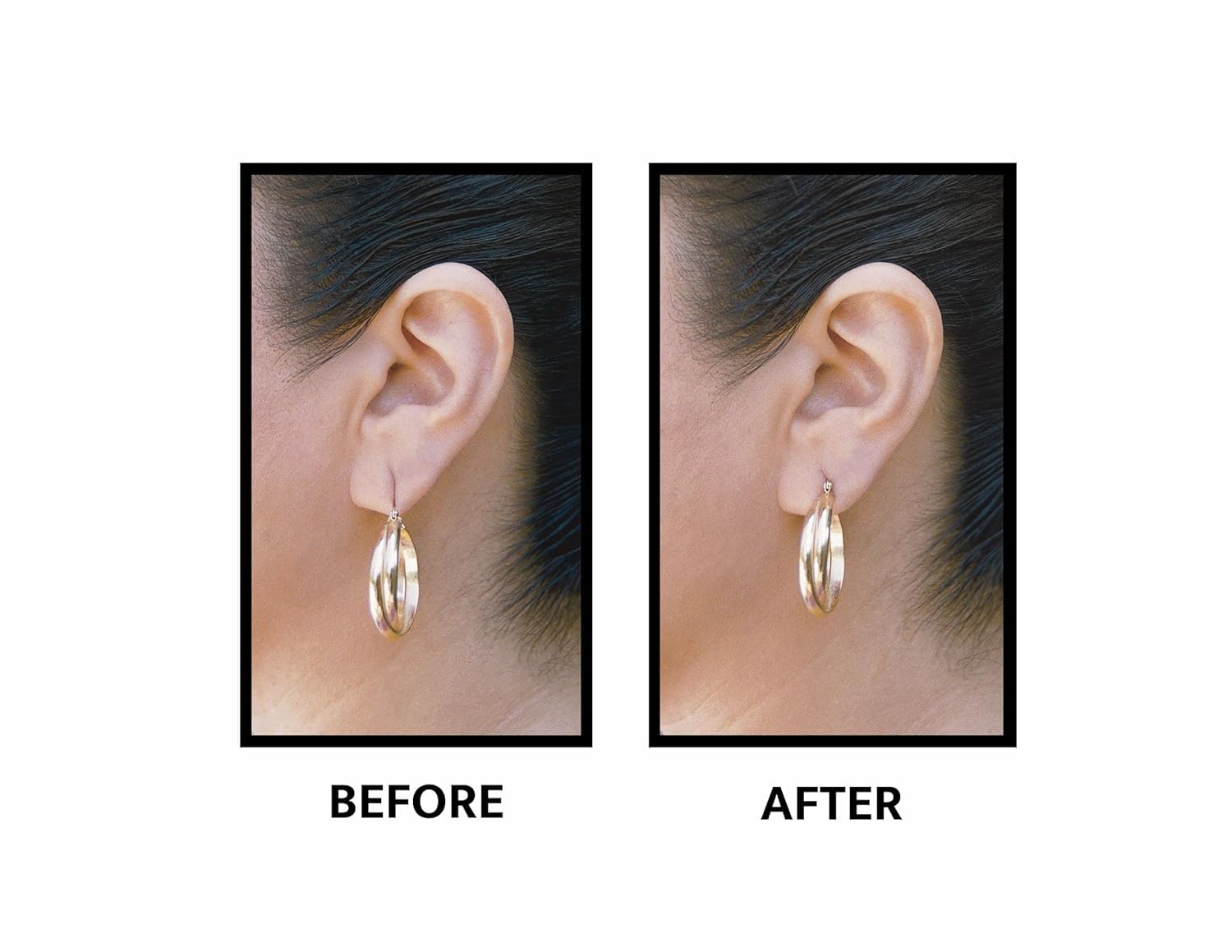 Lobe Wonder - The ORIGINAL Ear Lobe Support Patch for Pierced Ears - Eliminates the Look of Torn or Stretched Piercings - Protects Healthy Ear Lobes from Tearing - 120 Patches - Clear & Latex-Free