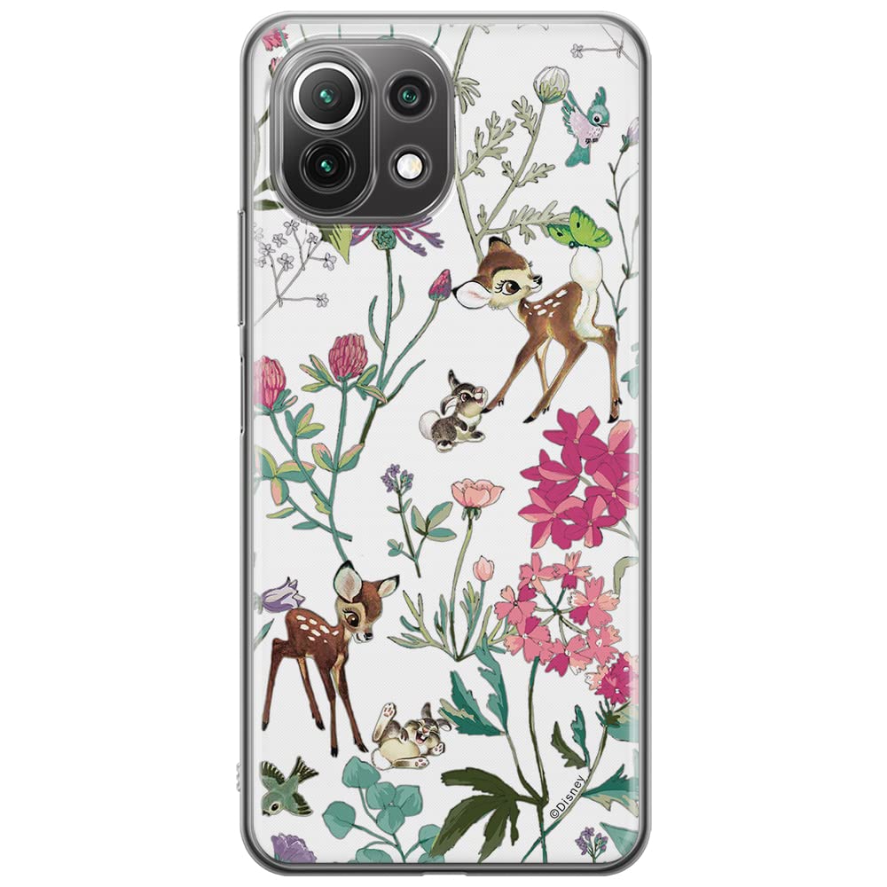 ERT GROUP mobile phone case for Xiaomi 11 Lite 4G/5G original and officially Licensed Disney pattern Bambi & Friends 001, case made of TPU — image 1