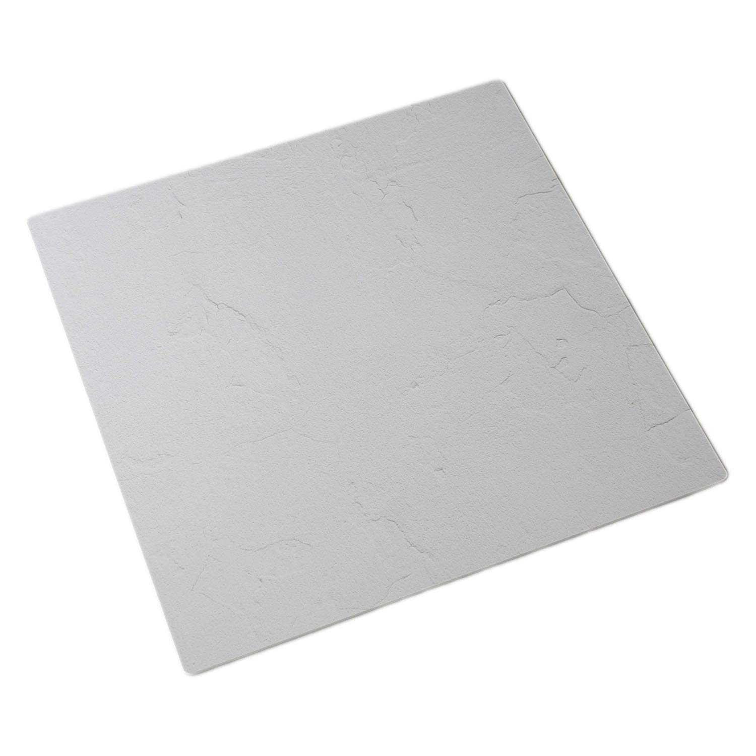 Bessie Bakes 20-inch x 20-inch Simple White Textured Replicated Photography Backdrop 3 mm Thick Physical Board, Lightweight, Moisture & Stain-Resistant