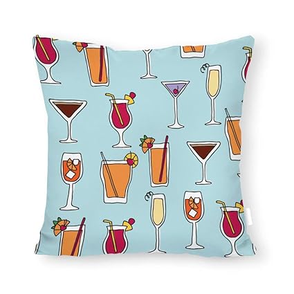 Dkisee Set Of 2 Abstract French Pastry Pattern Square Throw