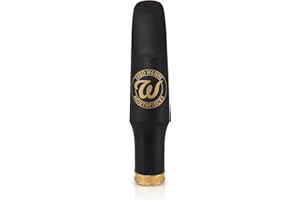 Theo Wanne Essentials Jazz Baritone Saxophone Mouthpiece with Medium-Small Chamber, Roll Over & Shark Gill Baffle for Smooth & Rich Jazz Tone - Superior Quality with Resonant Sound - Size 5 (0.080")