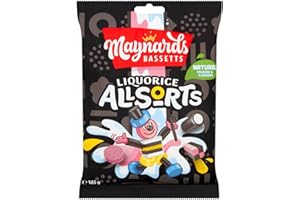 BASSETT'S Bassetts Liquorice Allsorts 165g - Pack of 4