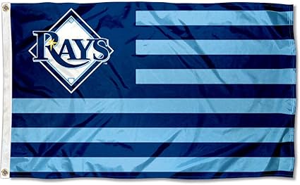 Amazon Com Wincraft Tampa Bay Rays Nation Flag 3x5 Banner