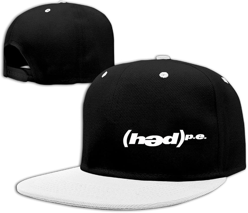 PCY Adult Flat Billed Hed Rock Band Logo Baseball Cap Hats White at