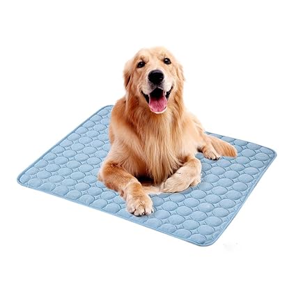 Pawaca Kühlmatte für Hunde, Haustier-Matte, Selbst Kühlmatte für Hunde und Katzen, Nicht Giftig, Haut-Freundlich, Halten Haus