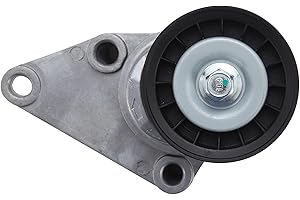 binopoly 38158 Drive Belt Tensioner Assembly With Pulley For 1999-2009 Buick Rainier Cadillac Escalade Chevy Express/Suburban/Tahoe GMC Envoy/Savana/Yukon Humme-r H2/H3 OE# 12554027 12580162 12609719