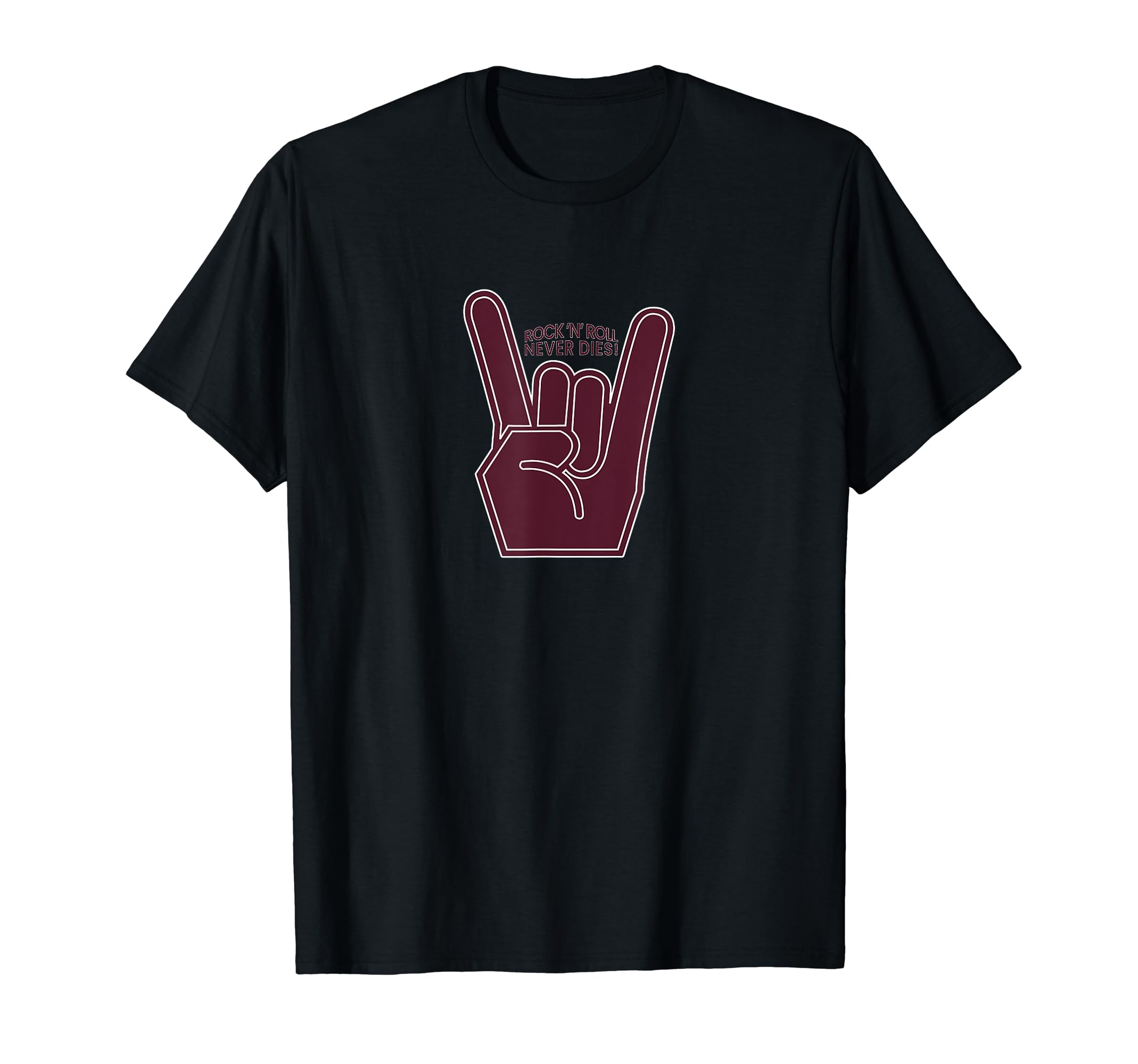 Rock And Roll Never Dies Awesome Rock Gifts T-Shirt