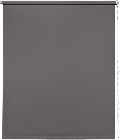 New Edge Blinds Thermal Blackout Roller Grey 60cm x 165cm Drop