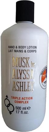 Alyssa Ashley Musk Hand & Body Lotion 500ml Floral Woody Musk Fragrance view 4