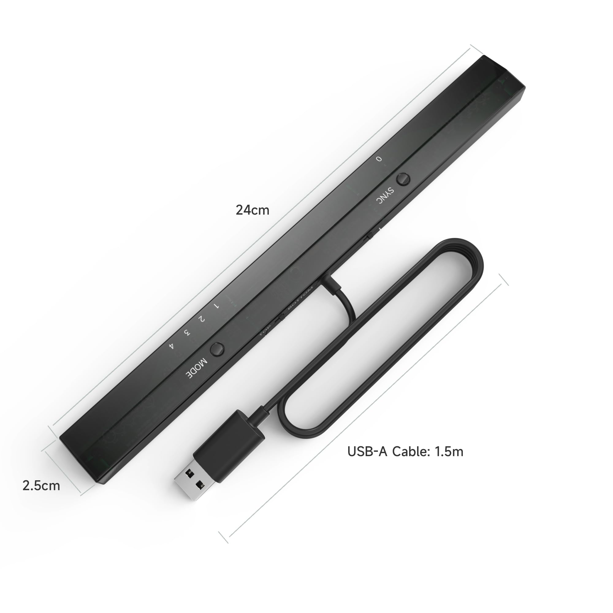 MAYFLASH W010 Wireless Sensor Dolphinbar for PC USB Wii Remote Adapter Used on PC Windows