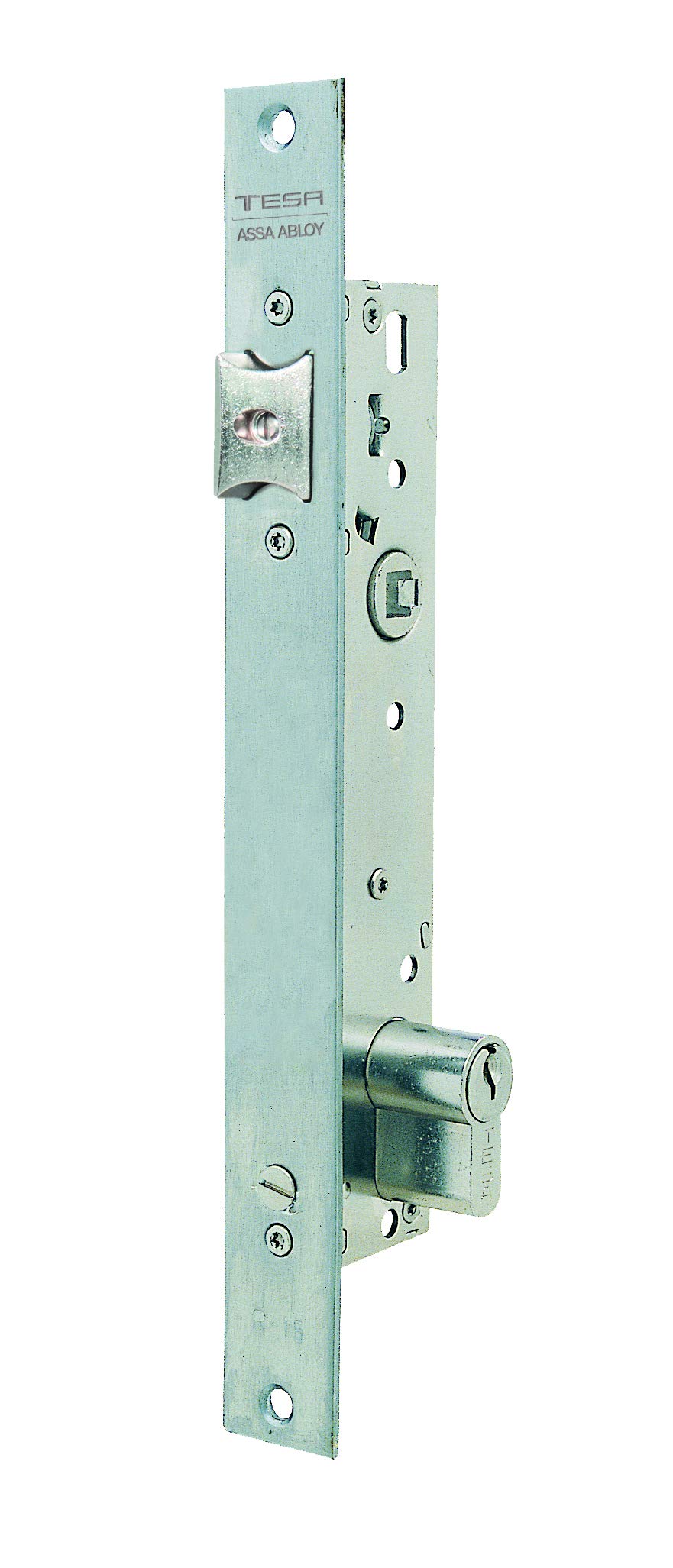 Tesa Assa Abloy 4219203 Ai Lock Galvanised for Wooden Doors. Input 20. without Cylinder Included. Stainless Steel