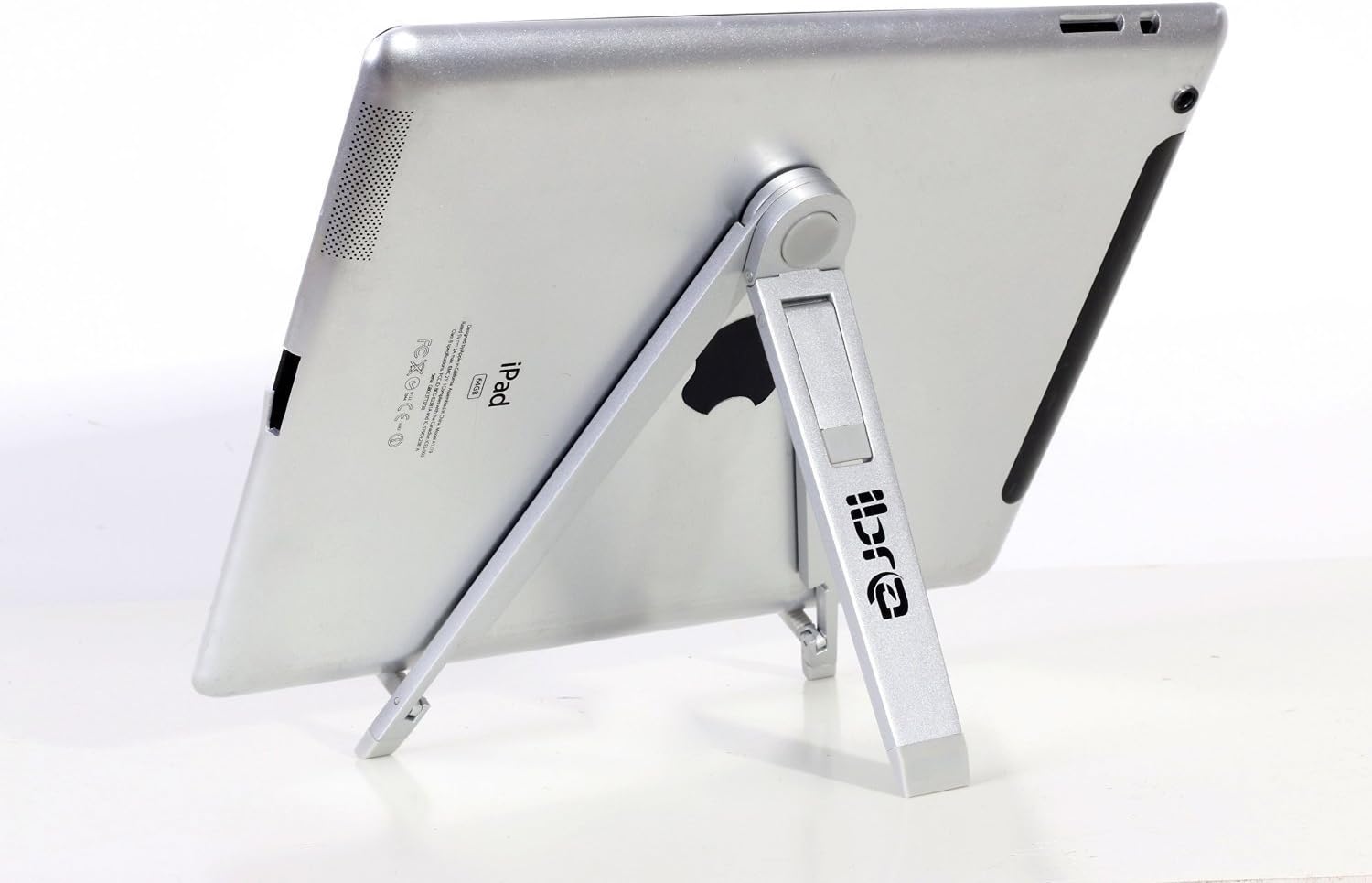 IBRA Multi-Angle Portable Stand for iPhone/iPad/Tablets (iPad/Tablet Foldable Stand - Silver)