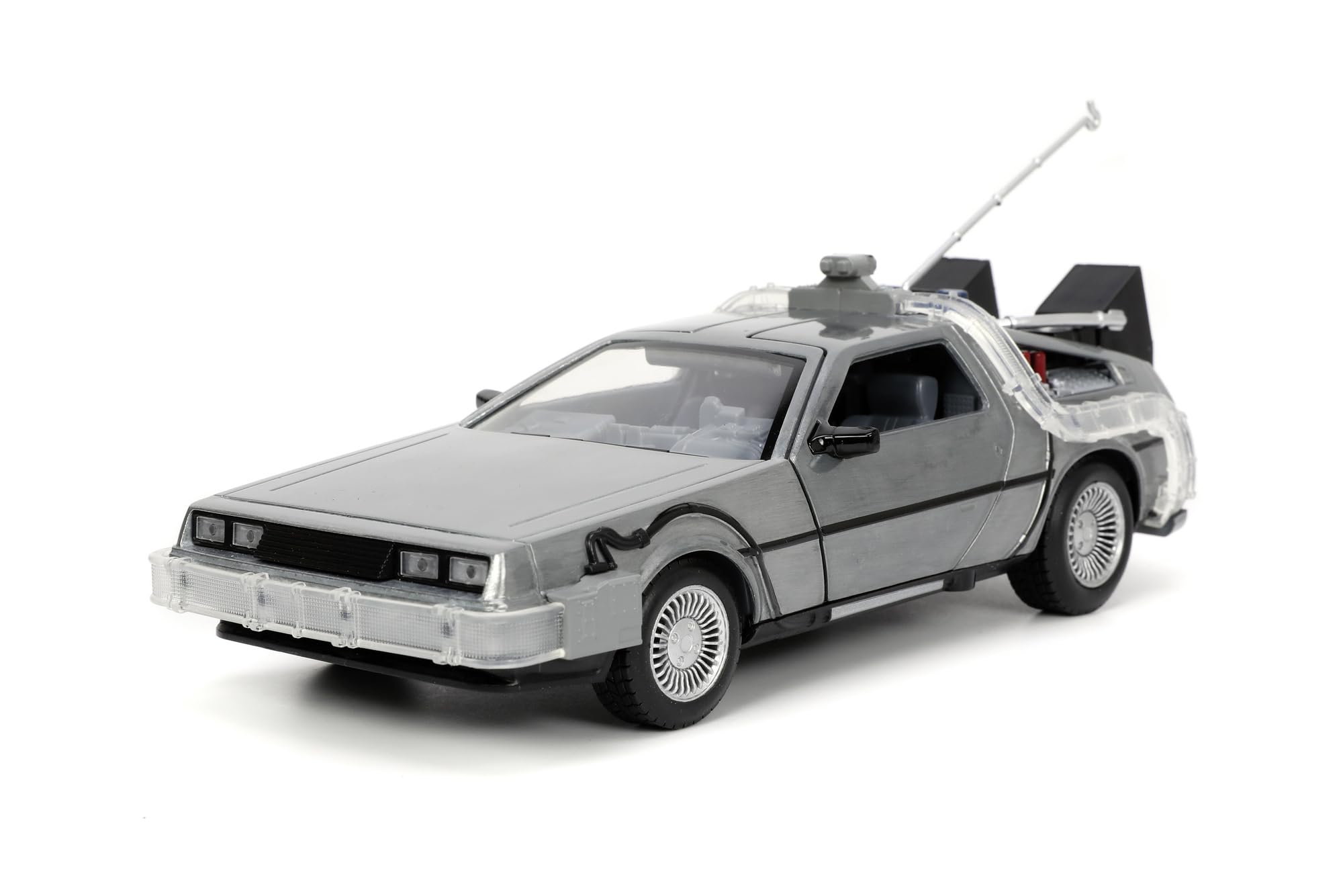 Jada 253255038 Film Toys Time Machine Back to The Future 1, 1:24, Silver