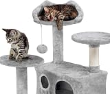 Yaheetech 138.5cm Cat Tree with Scratching Posts and Condo view 8