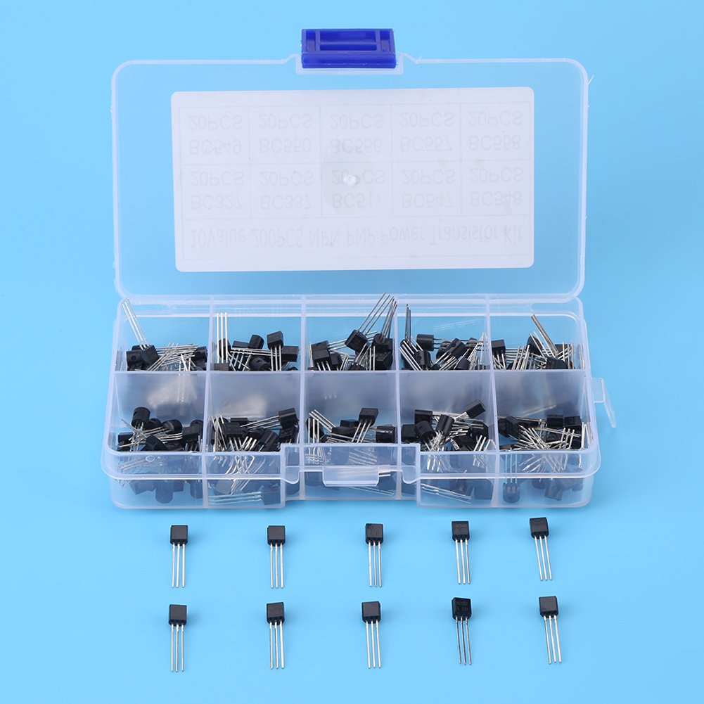 Network Attached Storage, 200pcs 10 Values NPN PNP Power General Purpose Transistors Assortment Kit TO-92 BC327-BC558 - Image 4