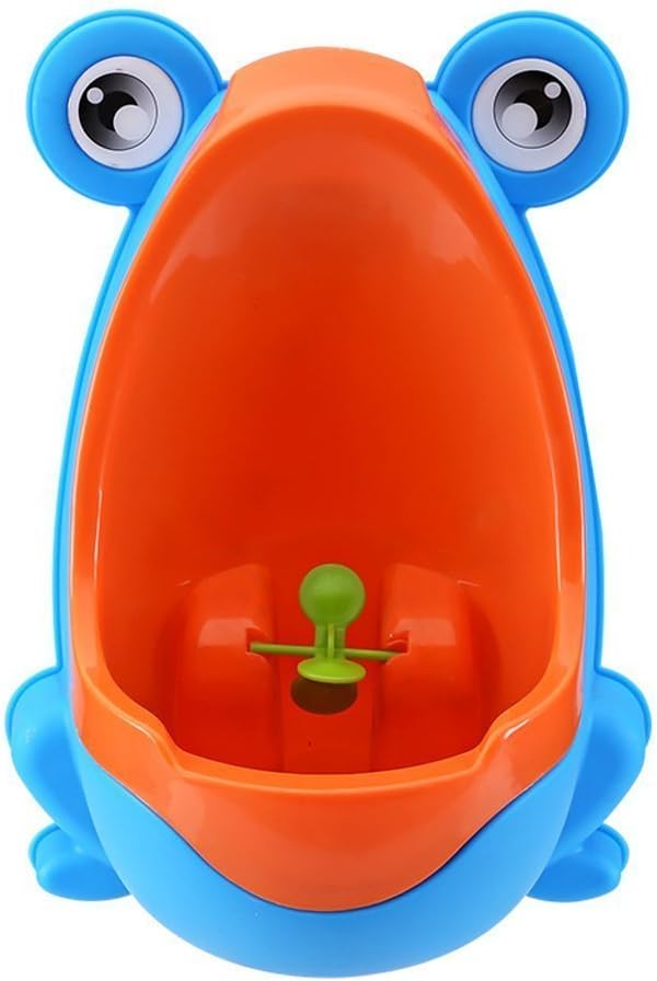 Frog Potty Training Urinal for Boys, etraderno Removable Toilet for Kids Pee Trainer Bathroom for Children (Blue)
