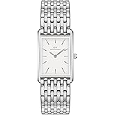 Daniel Wellington Bound Link 32x22mm Women's Watch, Silver Watch for Women