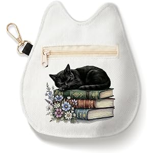 SAPEYKR Funny Cat Shaped Coin Purse,Change Pouch Mini Wallet for Daughter