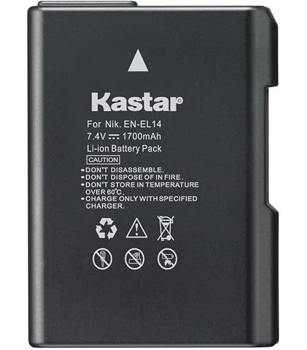 2 x EN-EL14a EN-EL14 Battery + LCD Dual Charger For Nikon D5500 D5300 D3300 D510