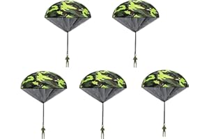 Yitaocity 5 Packs Parachute Men Tangle Free Outdoor Flying Parachute Men Toys Hand Throwing Watching Landing Toy No Battery F