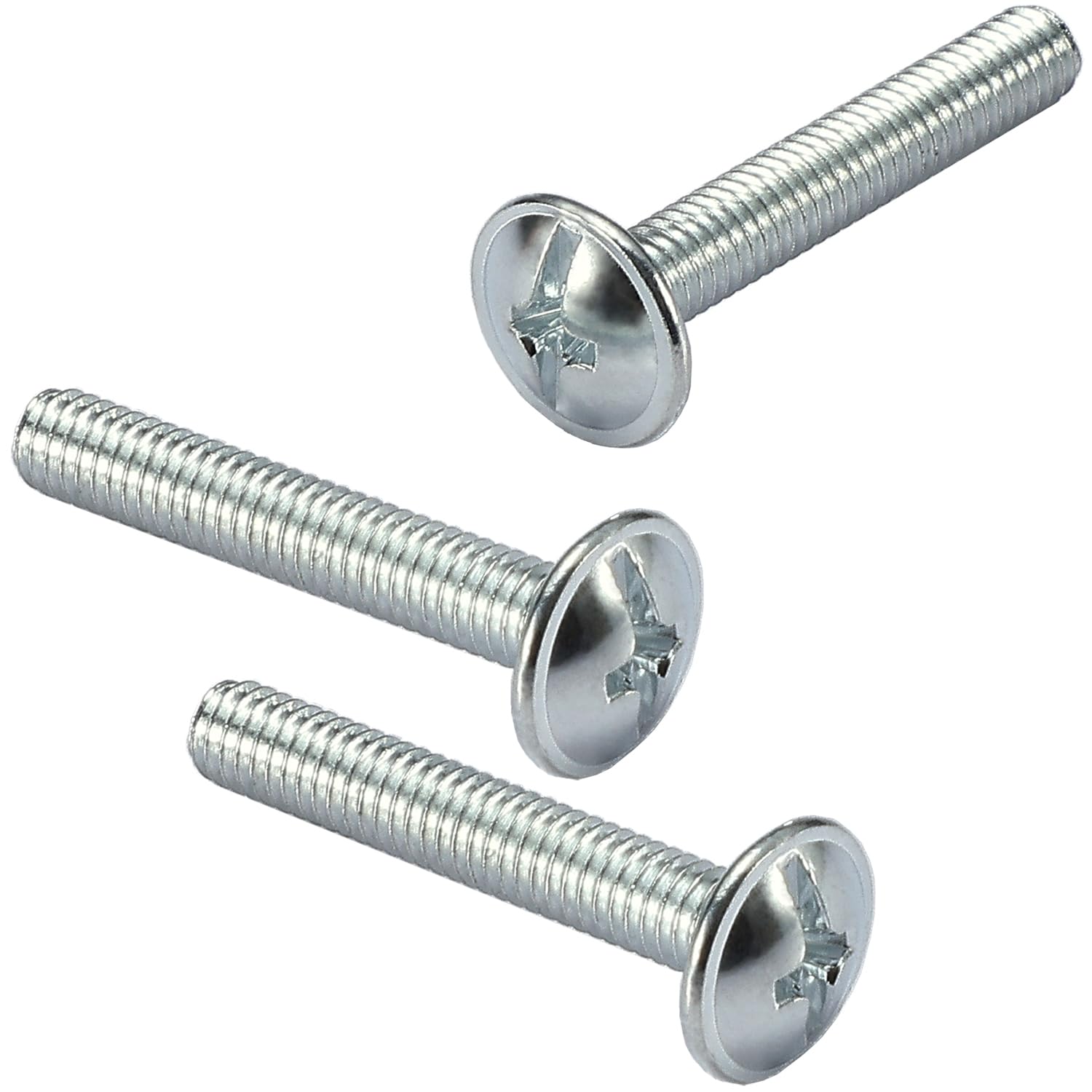 AMLOOPH M4 Cabinet Knobs & Screws, 30pack - 40mm Drawer & Door Handles, M4 Bolts for Wardrobe & Cupboard
