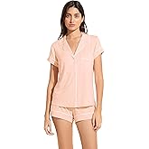 Eberjey Gisele Short Sleeve Pant PJ Set