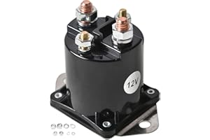 CALU LUKY 1013609 Club Car Starter Solenoid,Gas Golf Cart Solenoid,12V Solenoid Switch 1013609 for 1984-Up Club Car DS & Precedent Gas Golf Cart,1012275, 1013609, 435-154,1012275,435-154,LPL6003
