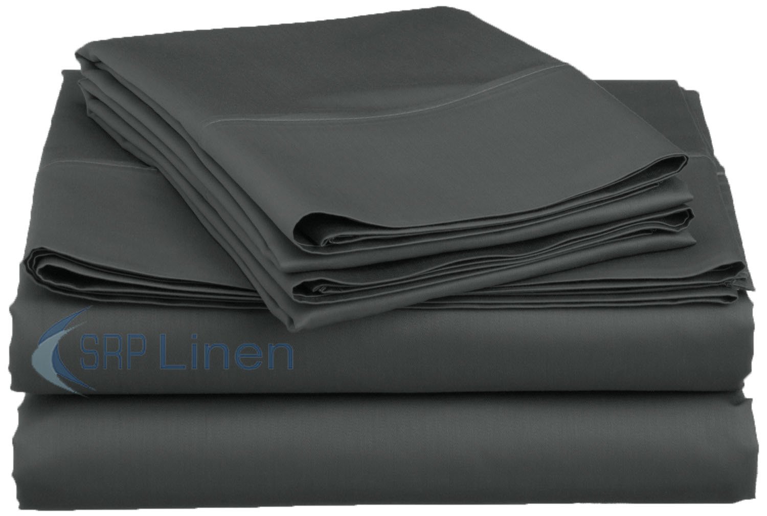400 Thread Count Super Soft Extra Deep Pocket Sheet Set Twin Extra Long Solid Elephant Gray Fit Up t