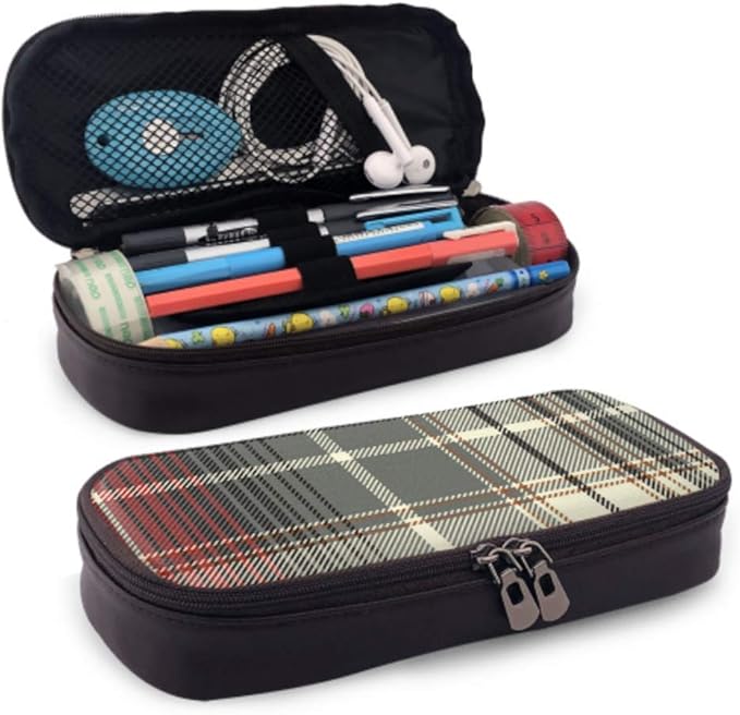 Beautiful Brown Lattices Kids Stationery Bag Kids