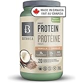 Botanica Organic Vegan Perfect Protein Powder – Made in Canada, Gluten Free, Stevia & Sugar Free – 20 g per Serving + 3.4 g B