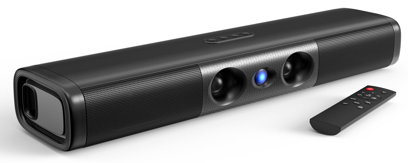 Photo 1 of **FACTORY SEALED** Saiyin Sound Bar with Enhanced Bass–Dual Larger Woofer & Dual Bass Ports, Sound Bar for Smart TV with 90W Peak Power, 17.1-inch Soundbar with Bluetooth5.3/TV-ARC/Optical/AUX Input