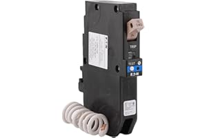 CUTLER HAMMER CUTLER-HAMMER CHFN115DF 15 Amp Single Pole Dual Function AFCI/GFCI Circuit Breaker, Pigtail Neutral, 120/240V, 10kAIC, UL Listed (1)