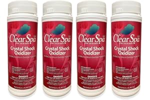 DISCOUNT POOL MART Clear Spa 104° Non-Chlorine Spa Shock for Hot Tub - Chlorine Free Oxidizer for Swimming Pools, Spas, and Hot Tubs - 2 Pounds - Spa-Chlorine Free Shock Oxidizer (4)