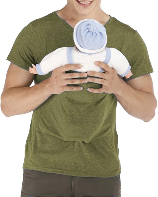 kangaroo pouch shirt for dads