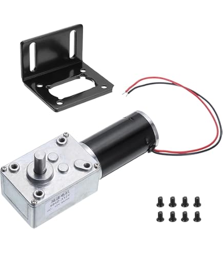 DC 12 V elektrische motor, omkeerbaar, hoog koppel, versnellingsbak, 500 omw/min, voor industriële en huishoudelijke toepassingen