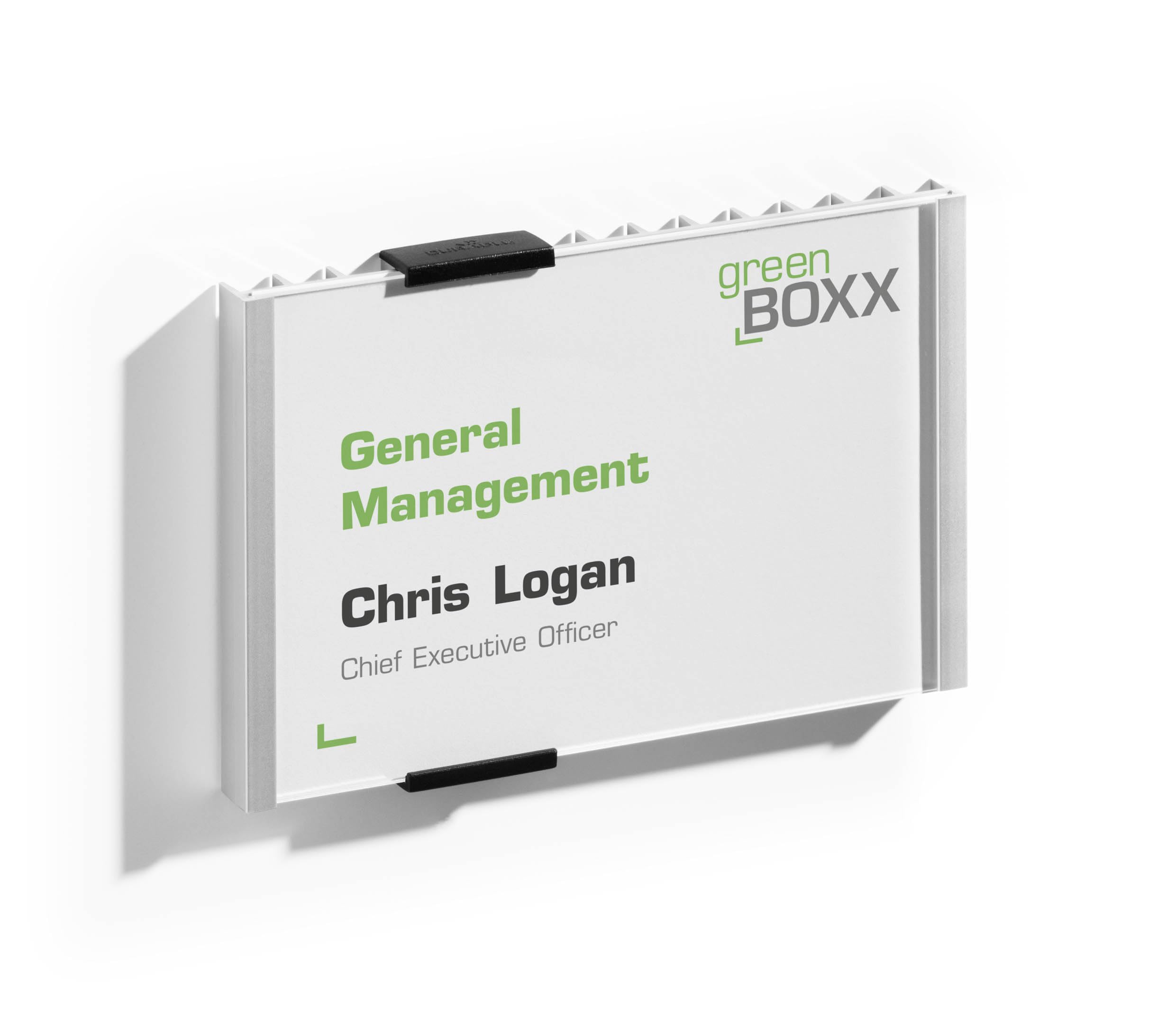 Durable Information Door and Wall Sign 149 x 105.5mm - Silver - Includes Fittings - For Offices, Hotels, Public Buildings, etc.