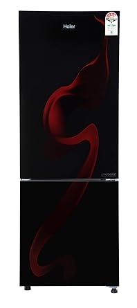 Haier 256 L 4 Star ( 2019 ) Inverter Frost-Free Double Door Refrigerator (HRB-2764PSG-E, Black)