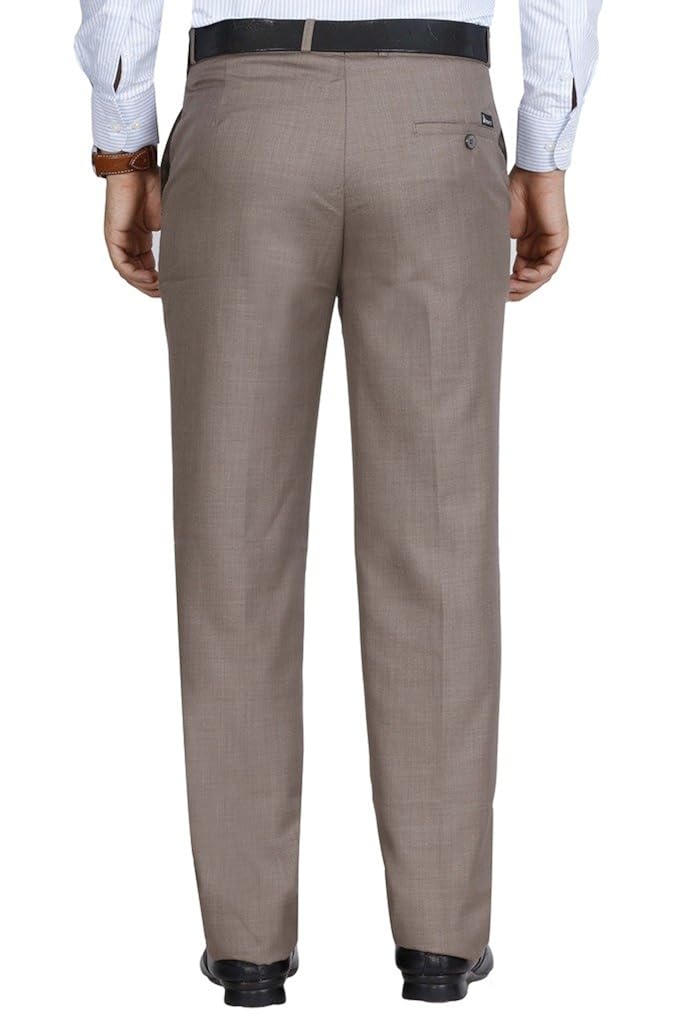 mchenry men's solid formal regular fit trousers
