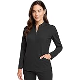 M&M SCRUBS Women's Ultra Soft Front Zip Warm-Up Scrub Jacket