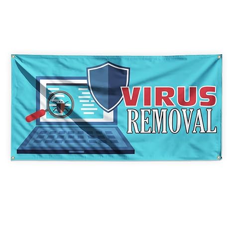 Amazon Com Virus Removal 1 Outdoor Advertising Printing Vinyl