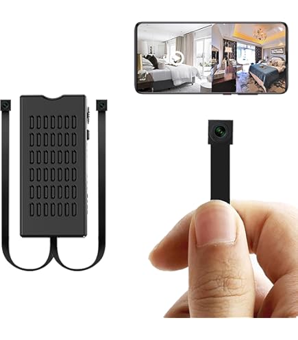 WiWacam MW5 Mini Telecamera Wi-Fi 4K Per Nidi, Visione Notturna, Batteria, Con App - 2