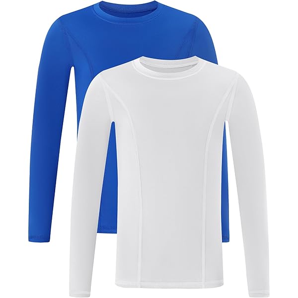 Blueleaf Boys' Thermal Compression Shirt - Fleece Lined Mock Neck Base Layer For Sports & Cold Weather - View #4