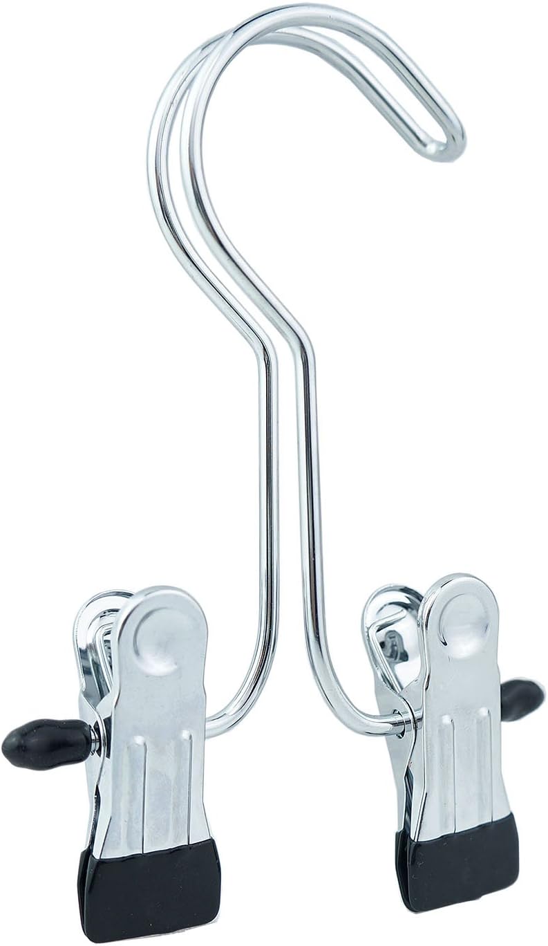 Tandi Metal Clip Boots Hanger with Double Non Slip Clips - Boots Storage Boots Organizer Boot Clips (10)