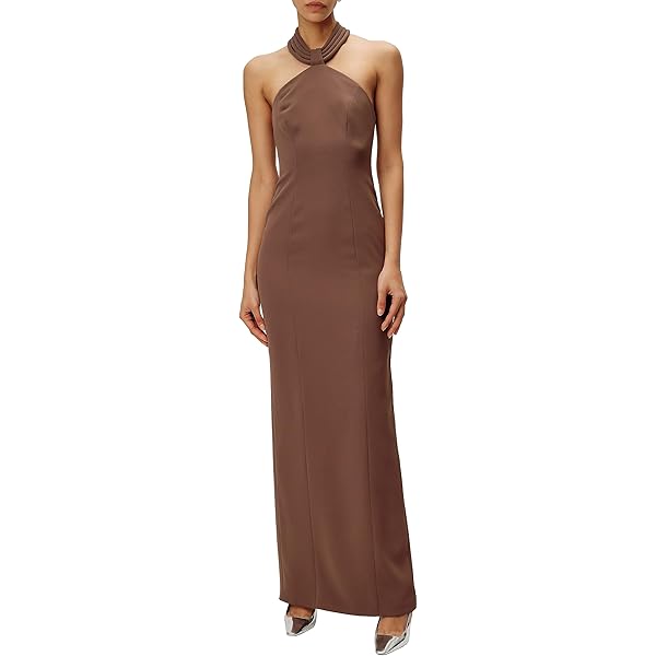 Ronny Kobo Women's Naila Lace Maxi Dress, Chocolate Brown, Medium at Amazon Women's Clothing store Ronny Kobo Women's Naila Lace Maxi Dress, Chocolate Brown, Medium at Amazon Women's Clothing store