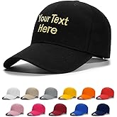 Custom4U Custom Hat Baseball Cap Adjustable Embroidered Mom Dad Hat for Men Women Gifts for New Parents Personalized Text S/L