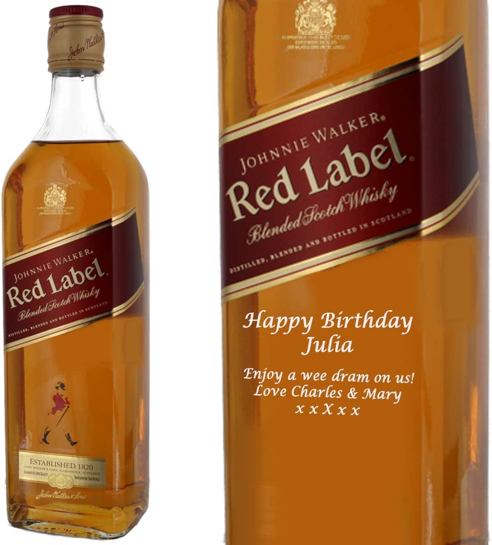 Personalised Johnnie Walker Red Label 70cl